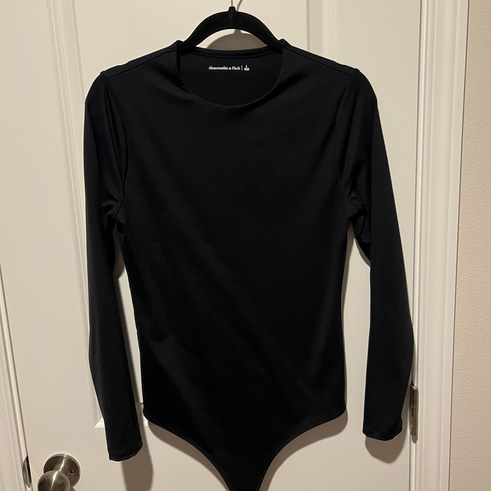 Abercrombie & Fitch Black Crew Neck Top